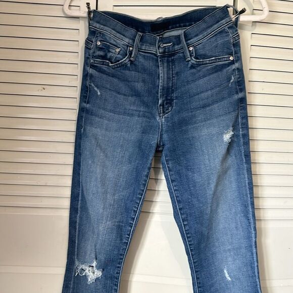 MOTHER Size 25 gypsy insider crop fray jeans - Picture 2 of 10